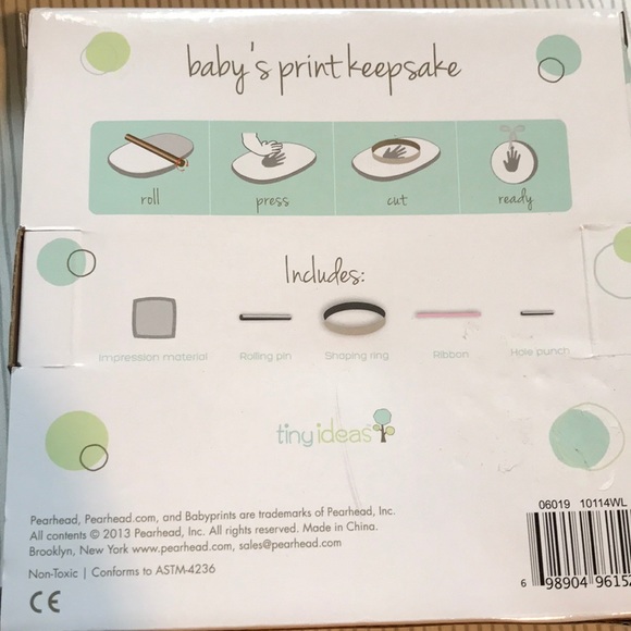 Baby’s print keepsake - Picture 2 of 2